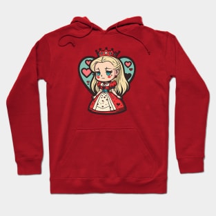 cute alice in wonderland the queen of hearts 1 Hoodie